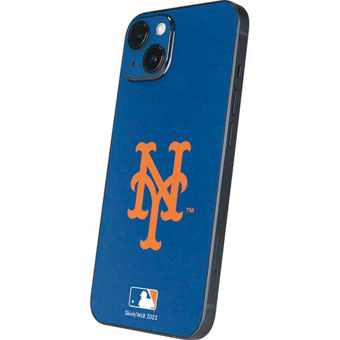 MLB New York Mets - Solid Distressed iPhone Skins
