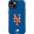 MLB New York Mets - Solid Distressed iPhone 15 Impact Case