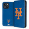MLB New York Mets - Solid Distressed iPhone 15 Plus Folio Case