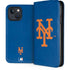 MLB New York Mets - Solid Distressed iPhone 15 Plus Folio Case