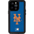 MLB New York Mets - Solid Distressed iPhone 15 Pro Waterproof Case
