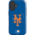 MLB New York Mets - Solid Distressed iPhone 16 Magsafe Impact Case
