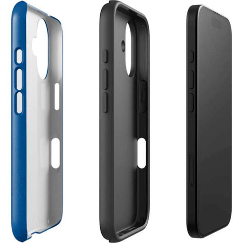 MLB New York Mets - Solid Distressed iPhone 16 Plus Impact Case