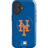 MLB New York Mets - Solid Distressed iPhone 16 Plus Magsafe Impact Case