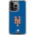 MLB New York Mets - Solid Distressed iPhone 16 Pro Clear Case