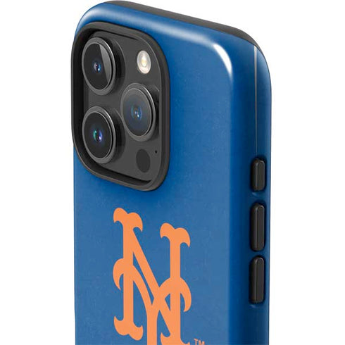 MLB New York Mets - Solid Distressed iPhone 16 Pro Impact Case