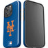 MLB New York Mets - Solid Distressed iPhone 16 Pro Impact Case