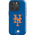MLB New York Mets - Solid Distressed iPhone 16 Pro Magsafe Impact Case