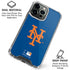 MLB New York Mets - Solid Distressed iPhone 16 Pro Max Clear Case