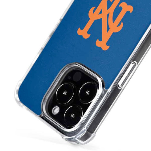 MLB New York Mets - Solid Distressed iPhone 16 Pro Max MagSafe Case