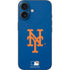 MLB New York Mets - Solid Distressed iPhone 16 Skin