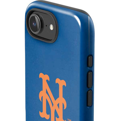 MLB New York Mets - Solid Distressed iPhone 16e Impact Case