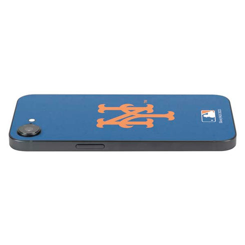 MLB New York Mets - Solid Distressed iPhone 16e Skin