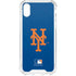 MLB New York Mets - Solid Distressed iPhone XS Clear Case