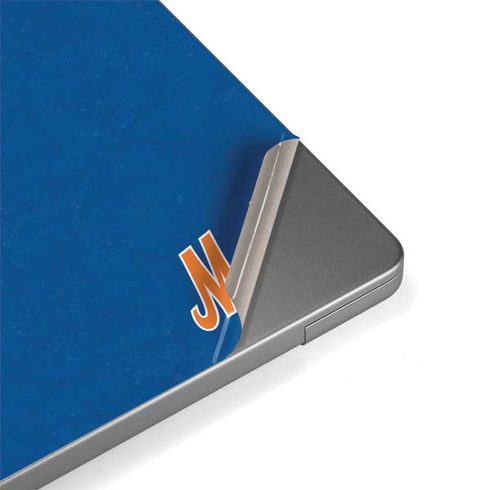 MLB New York Mets - Solid Distressed Apple MacBook Pro 14-inch Skin