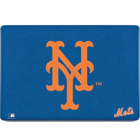 MLB New York Mets - Solid Distressed MacBook Skins