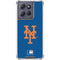MLB New York Mets - Solid Distressed Moto G 5G (2025) Clear Case