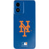 MLB New York Mets - Solid Distressed Moto G Play 4G (2024) Skin