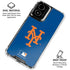 MLB New York Mets - Solid Distressed Moto G Power 5G (2024) Clear Case