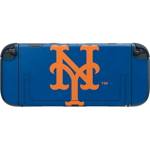 MLB New York Mets - Solid Distressed Nintendo Switch 2 (2025) with Joy-Con Skin