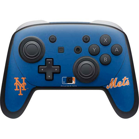 MLB New York Mets - Solid Distressed Nintendo Skins