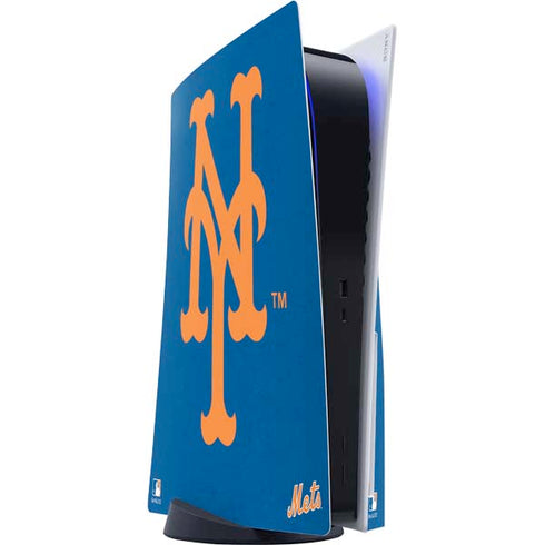 MLB New York Mets - Solid Distressed PlayStation PS5 Skins