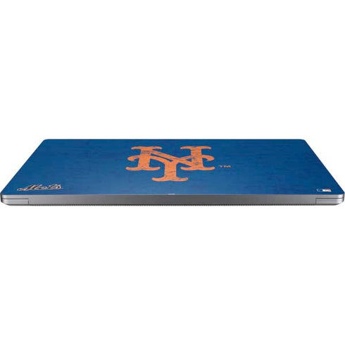 MLB New York Mets - Solid Distressed Laptop Skins