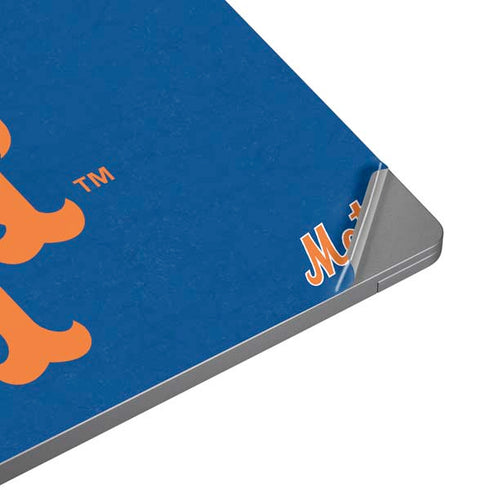MLB New York Mets - Solid Distressed Laptop Skins
