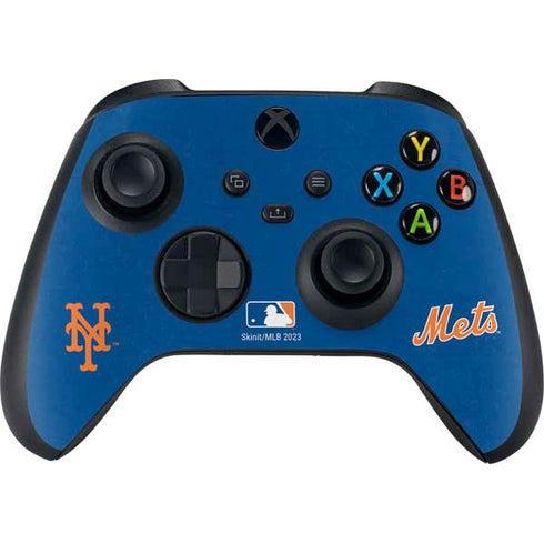 MLB New York Mets - Solid Distressed Xbox Series X Skins
