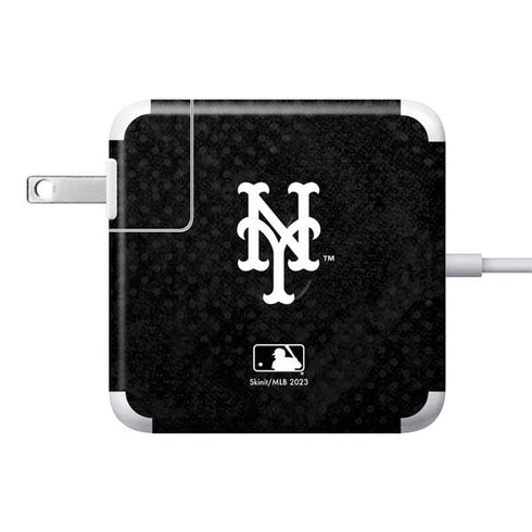 MLB New York Mets Dark Wash 85W Power Adapter (15 and 17 inch MacBook Pro Charger) Skin