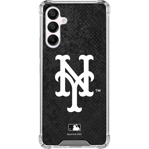 MLB New York Mets Dark Wash Galaxy A16 5G Clear Case