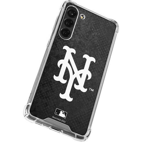 MLB New York Mets Dark Wash Galaxy S24 FE Clear Case