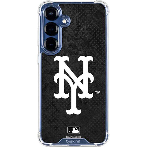 MLB New York Mets Dark Wash Galaxy S25 Plus Clear Case