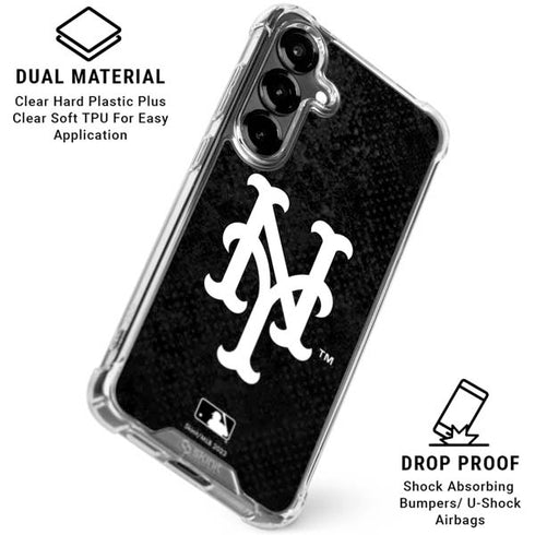 MLB New York Mets Dark Wash Galaxy S26 Clear Case