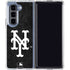 MLB New York Mets Dark Wash Galaxy Z Fold5 5G Clear Case