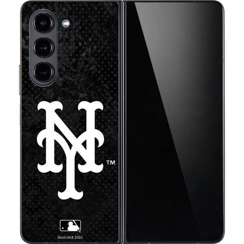 MLB New York Mets Dark Wash Galaxy Z Fold5 5G Skin