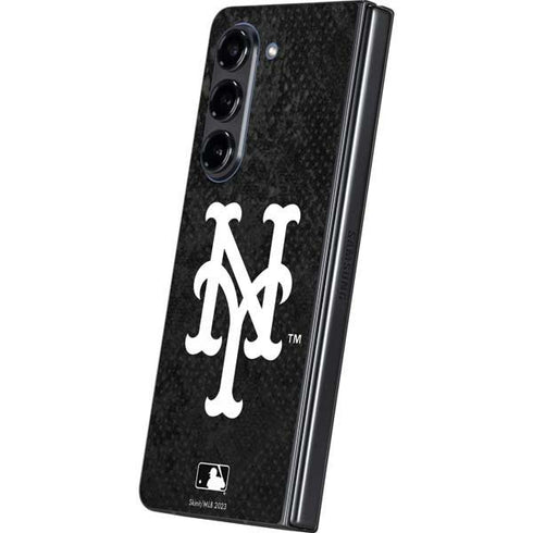 MLB New York Mets Dark Wash Galaxy Z Fold5 5G Skin