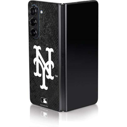 MLB New York Mets Dark Wash Galaxy Z Fold5 5G Skin