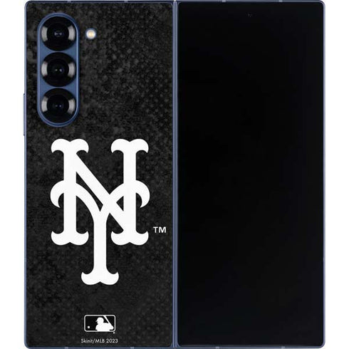MLB New York Mets Dark Wash Galaxy Z Fold6 Skin