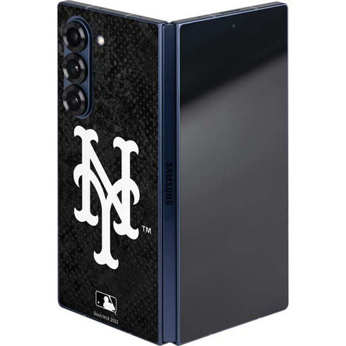 MLB New York Mets Dark Wash Galaxy Z Fold6 Skin