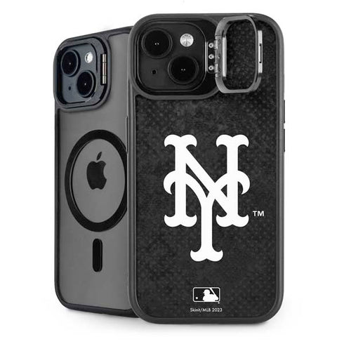 MLB New York Mets Dark Wash iPhone 14 Plus Kickstand Case