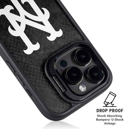 MLB New York Mets Dark Wash iPhone 14 Pro Kickstand Case