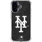 MLB New York Mets Dark Wash iPhone 16 Clear Case
