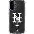 MLB New York Mets Dark Wash iPhone 16 Clear Case