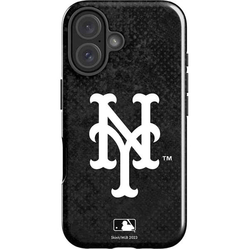 MLB New York Mets Dark Wash iPhone 16 Impact Case