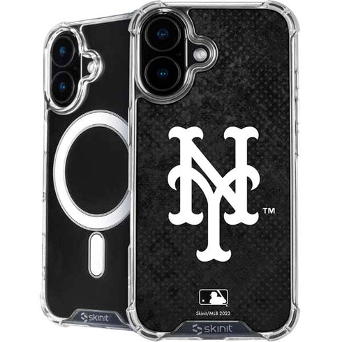 MLB New York Mets Dark Wash iPhone 16 MagSafe Case