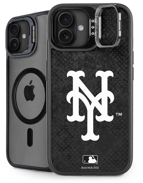 MLB New York Mets Dark Wash iPhone 16 Plus Kickstand Case