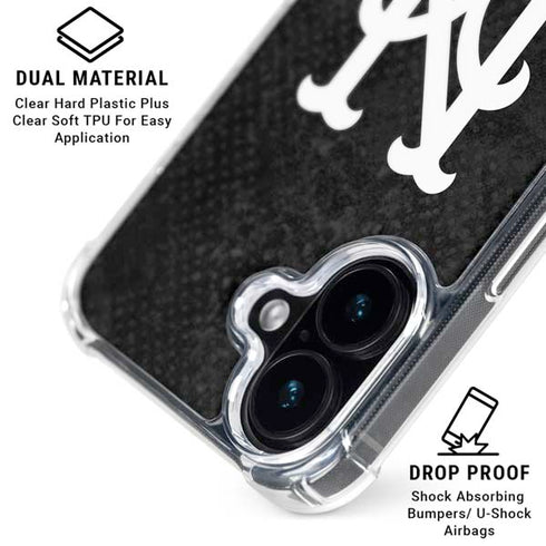 MLB New York Mets Dark Wash iPhone 16 Plus MagSafe Case