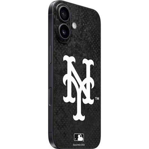 MLB New York Mets Dark Wash iPhone 16 Plus Skin