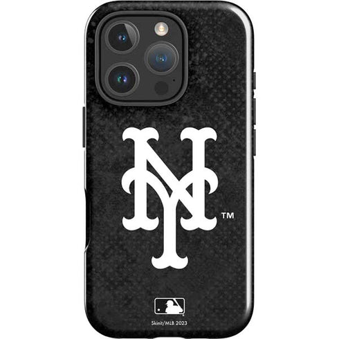 MLB New York Mets Dark Wash iPhone 16 Pro Max Impact Case